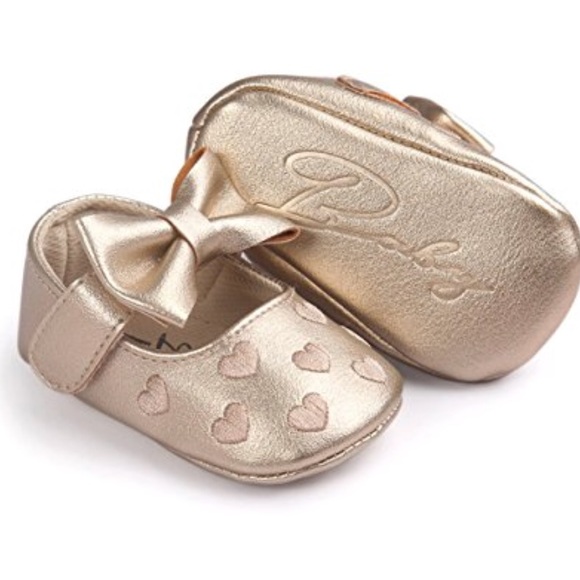 Shoes PU Soft Sole Bow 0-18 Months - Picture 6 of 7